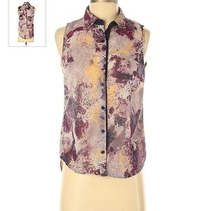 🌟3/$30 Olive & Oak Purple Sleeveless Blouse XS